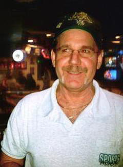 Les the bartender of Sports Rock Lounge